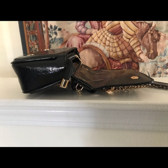 Adorable & Unique Black & Gold Motorcycle Jacket Bag! - Picture 16 of 16